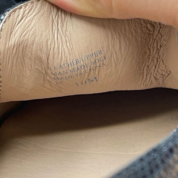 New Bettye Muller Concept Women 10 Tropic Platform Wedge Snake Embossed Leather - Picture 7 of 7